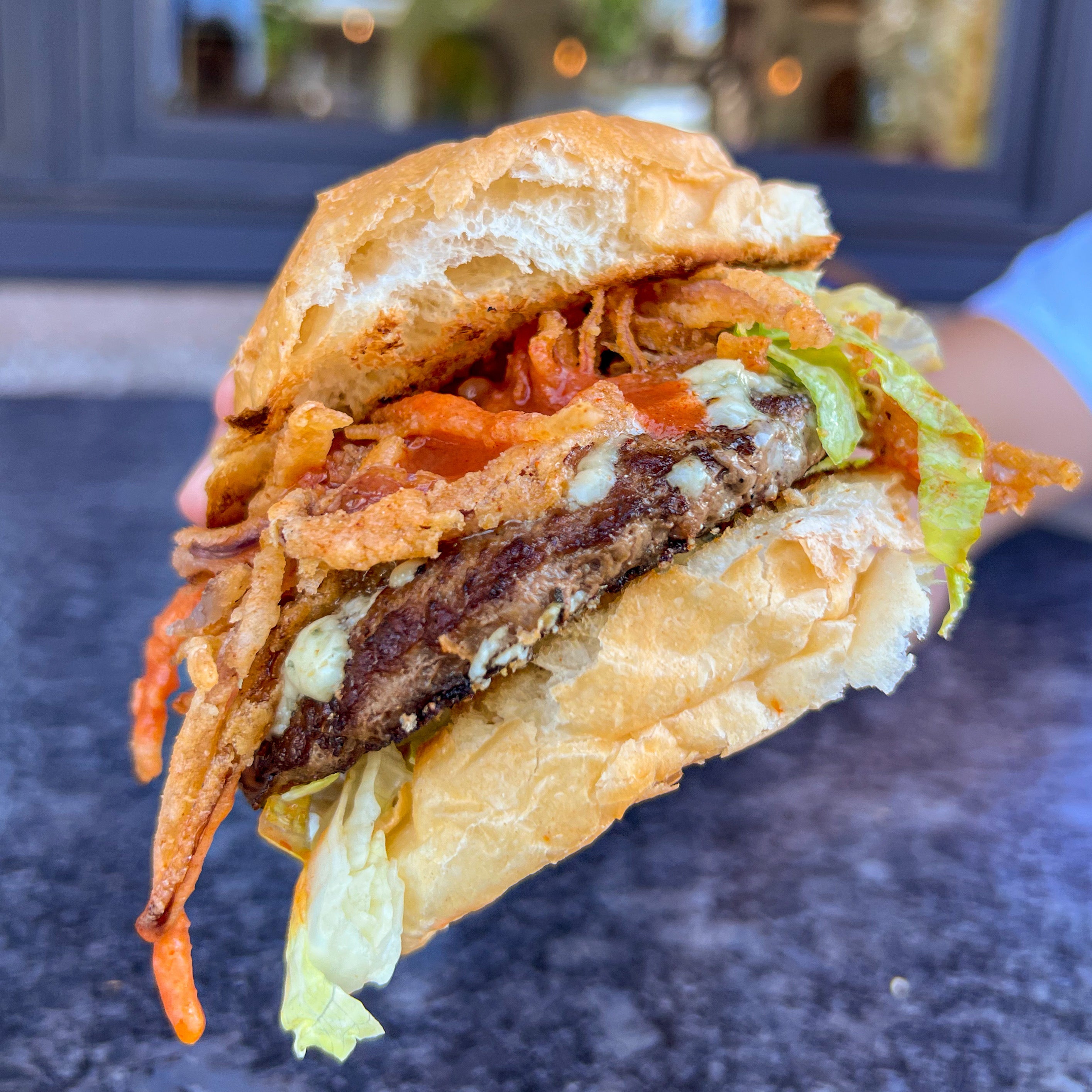 Raging Buffalo Burger