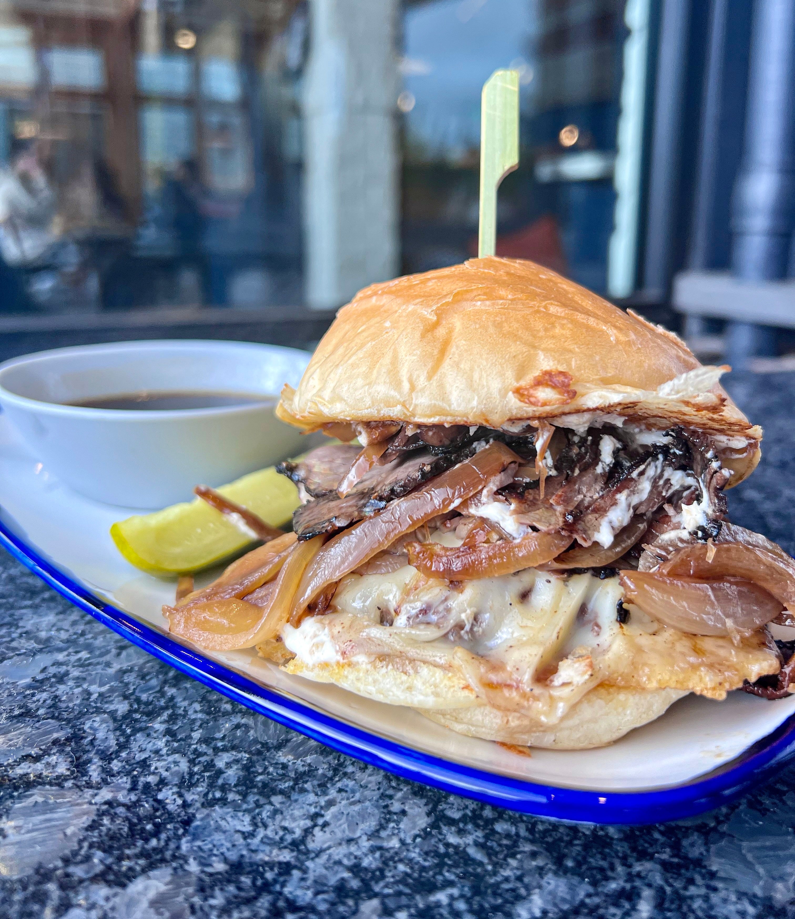 French Dip Burger