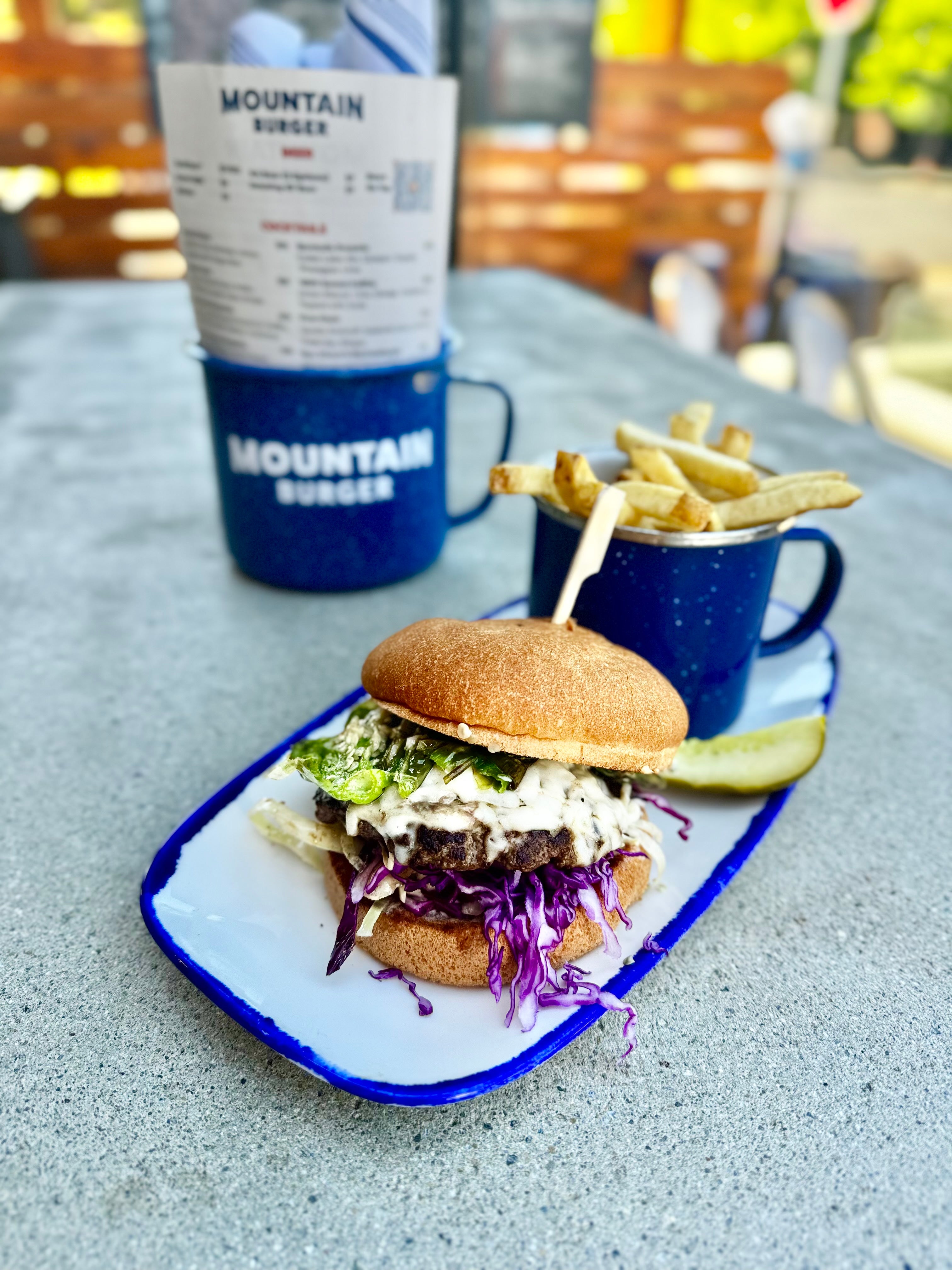 Blistered Bliss Burger