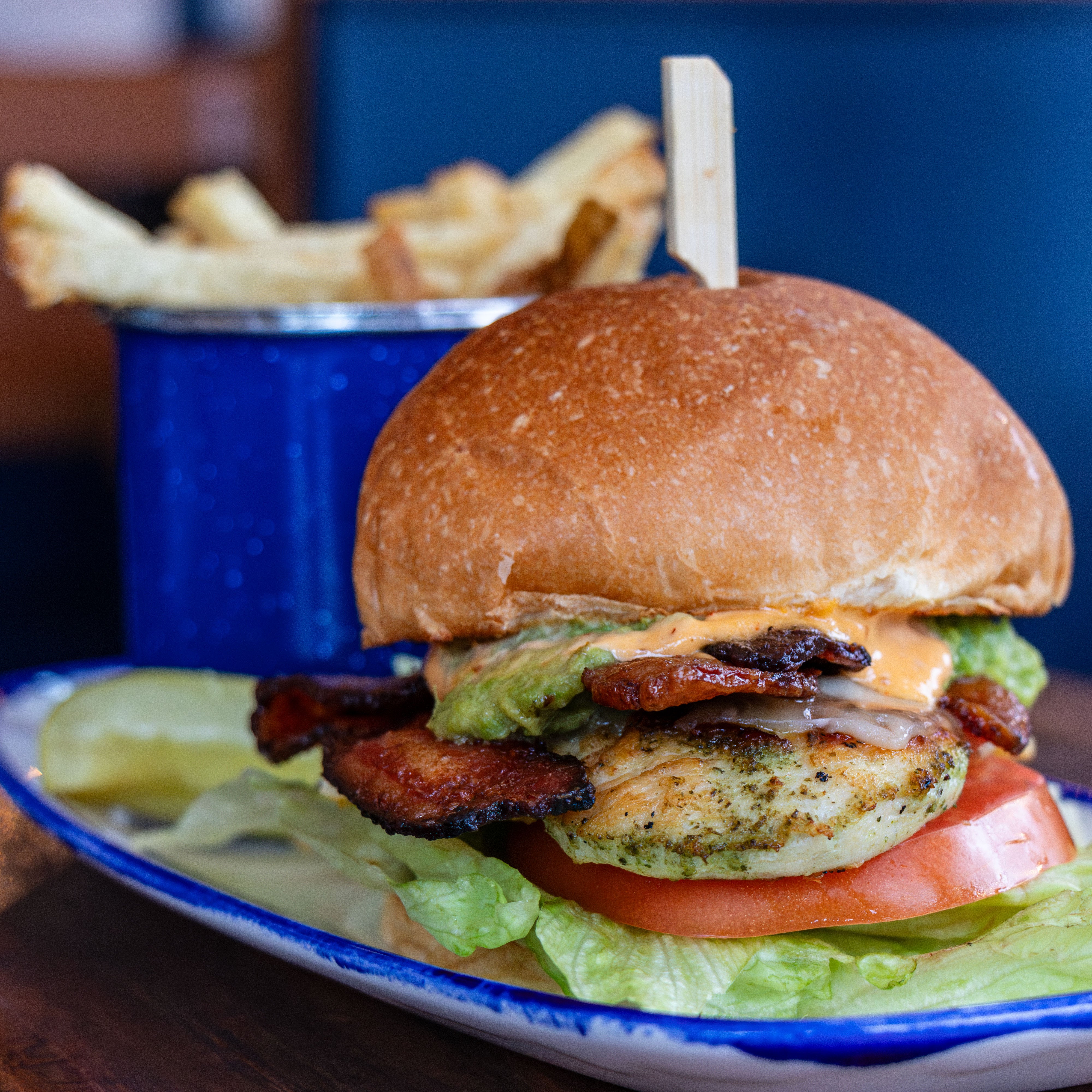 Quinnalicious Chicken Bacon Burger
