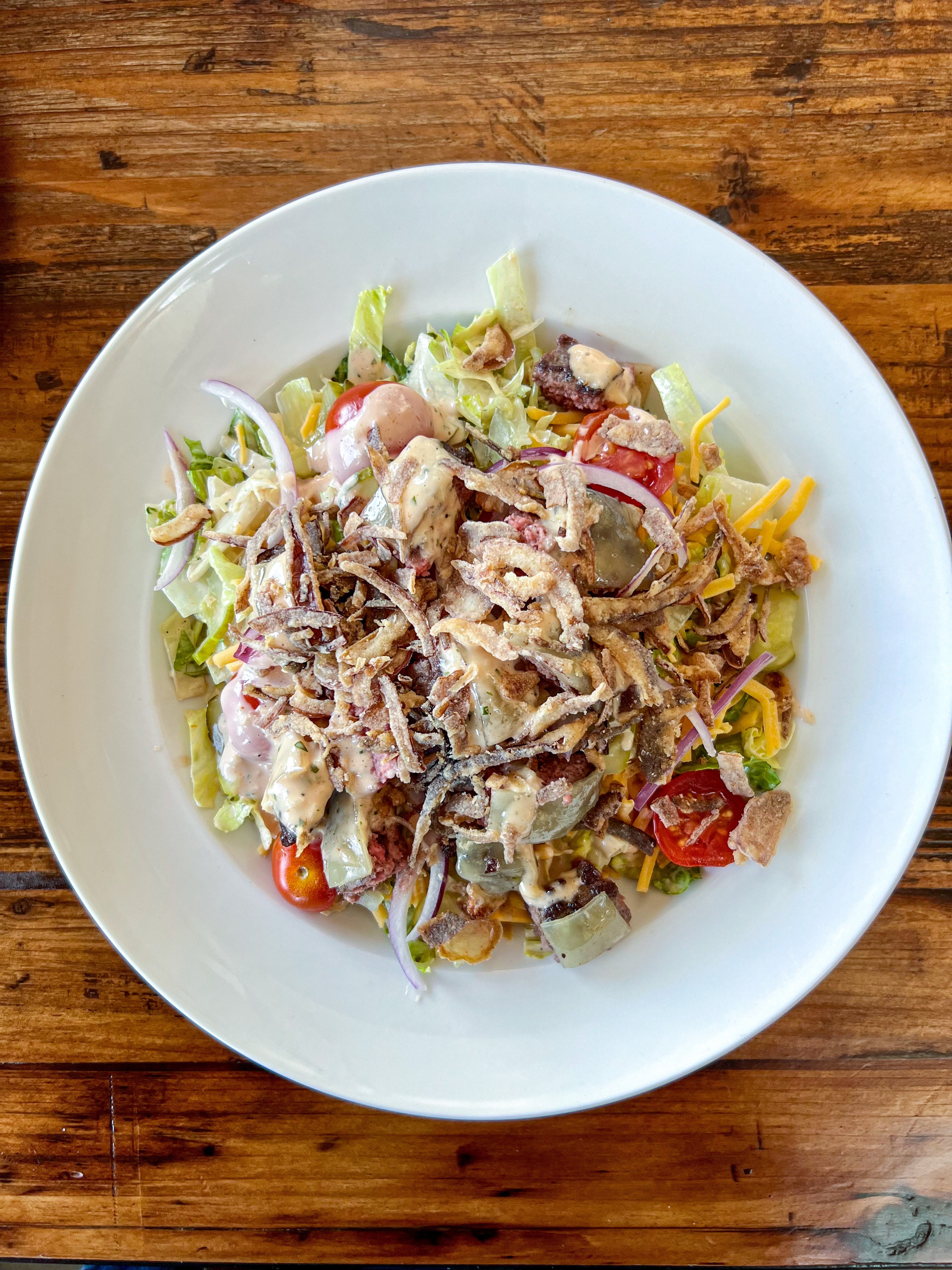 Cheeseburger Chopped Salad