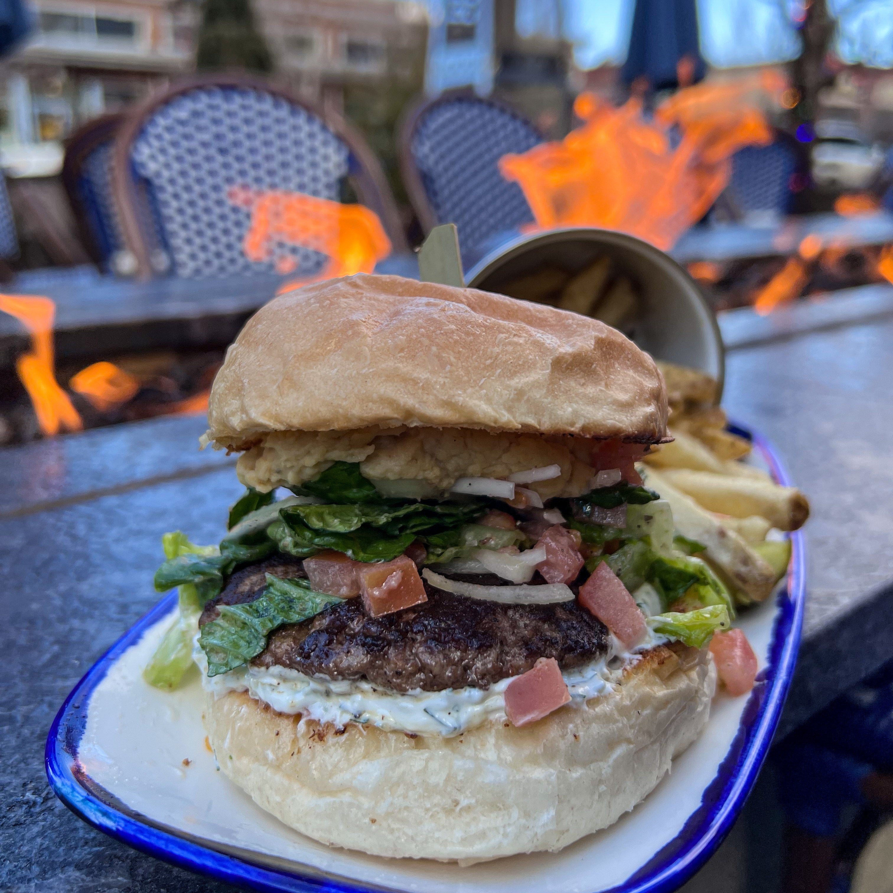 Into the New Gyro Burger