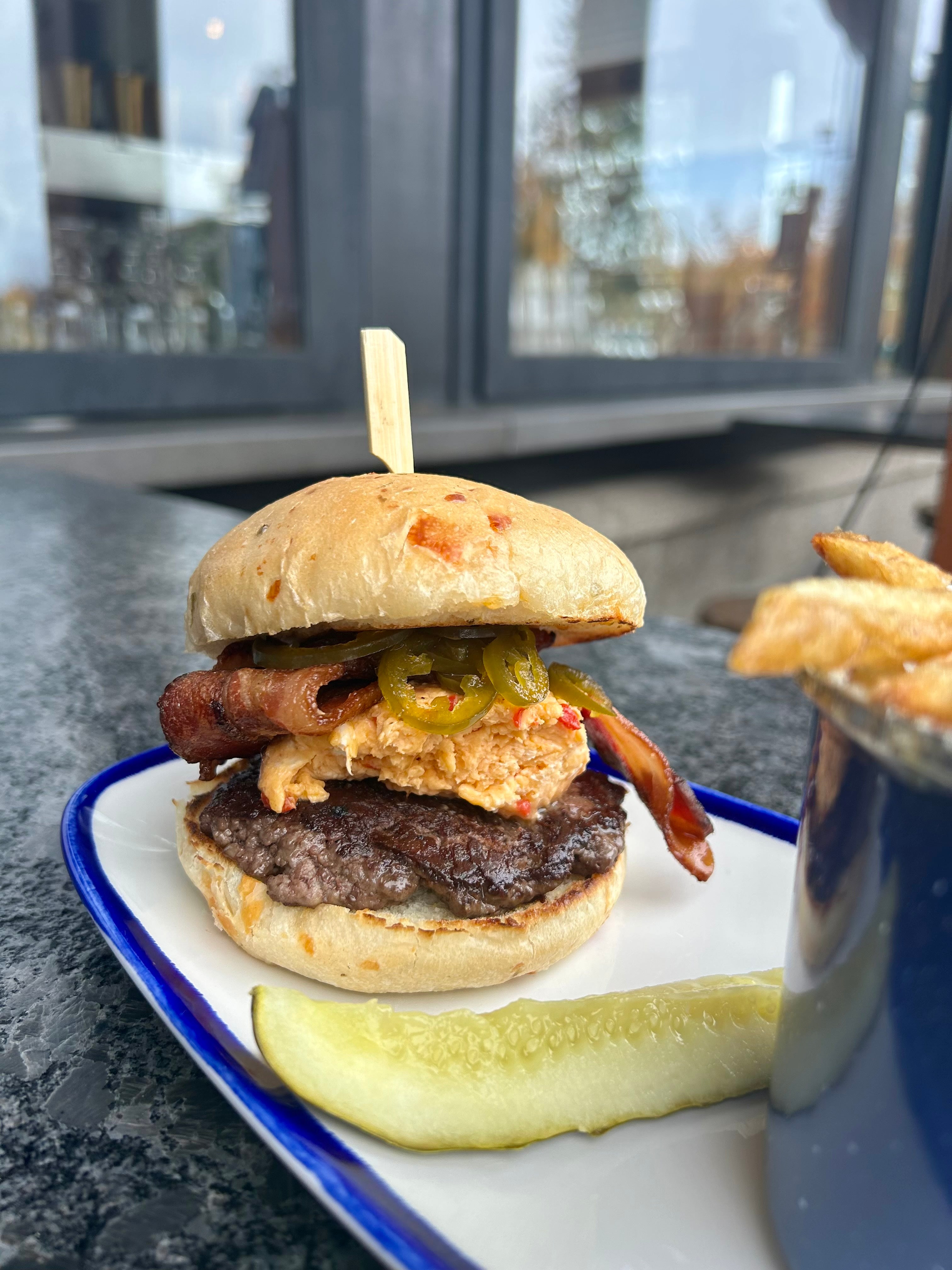 Sweet Heat Pimento Cheeseburger