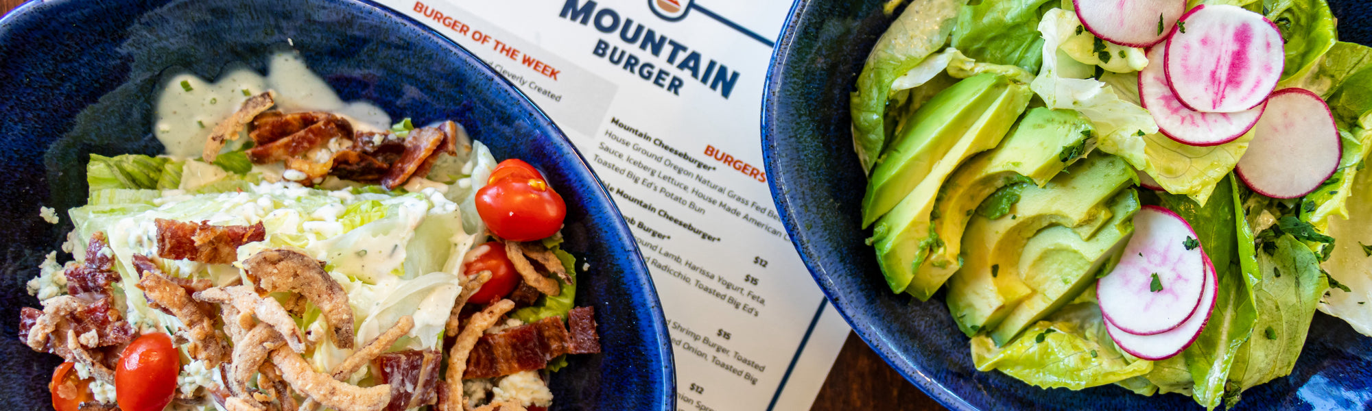 mountain burger healthy saladsds